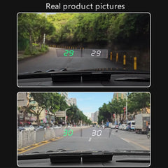 Car speedometer display