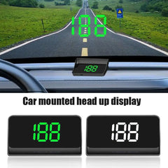 Car speedometer display