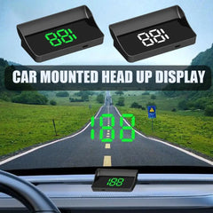 Car speedometer display