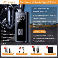 Car tire air compressor